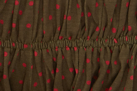 Bea Shorts | Brown Polka Dot