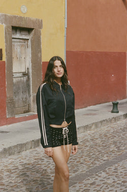 Fred Jacket | Cream Stripe