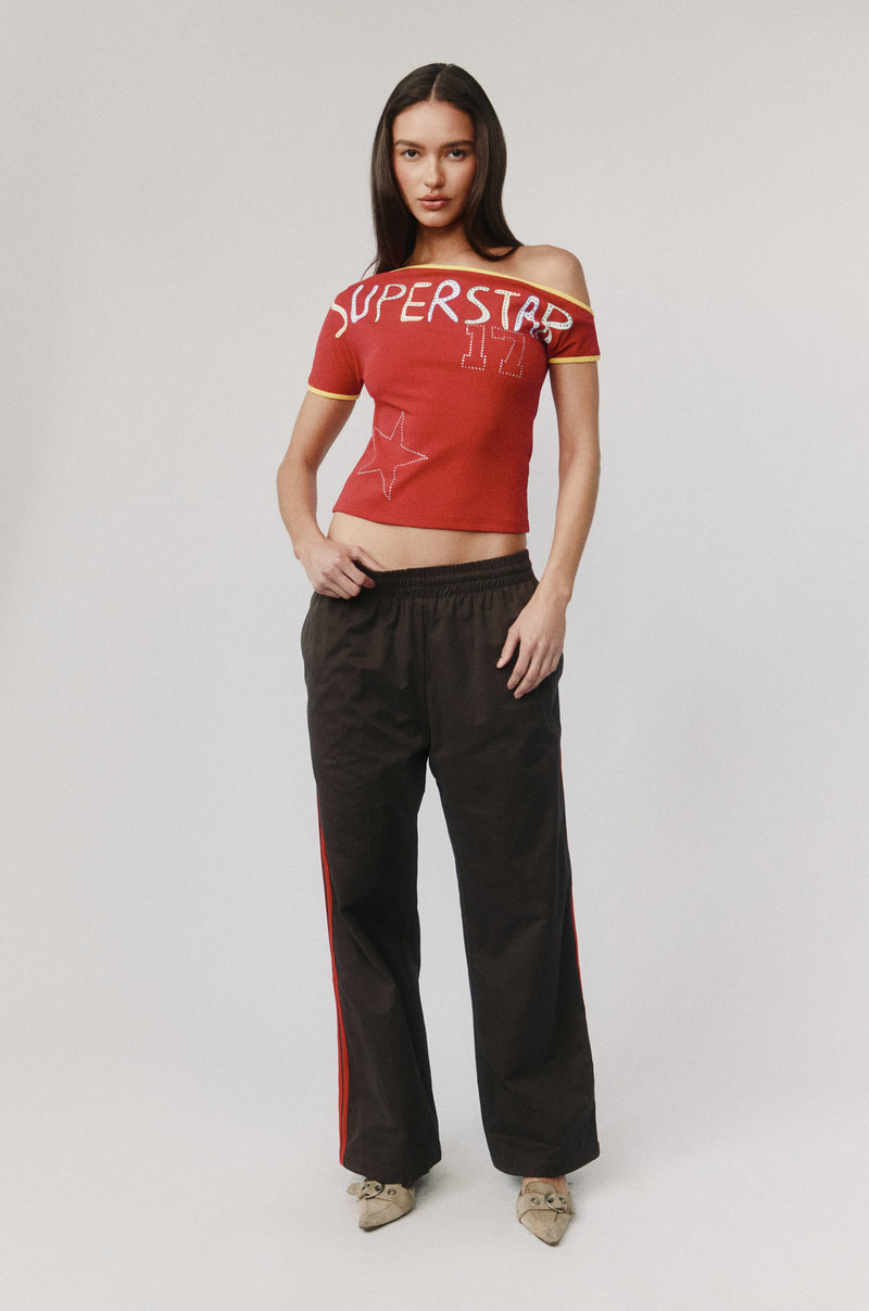 Romeo Track Pant | Brown